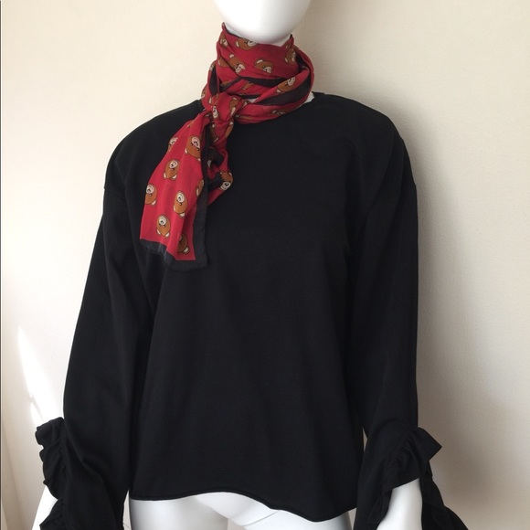 Nara Ls Pleat Top Black